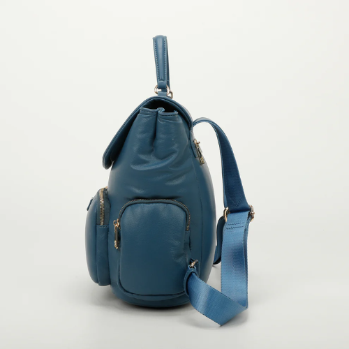 ZAINO PUFF BLU OTTANIO