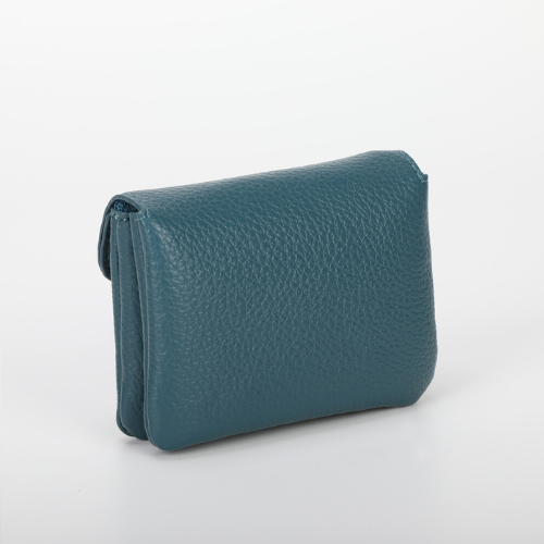 PORTACARTE PICCOLO CON PATTA BLU