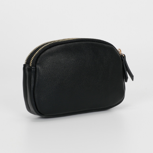 PORTAMONETE STONDATO BASIC NERO