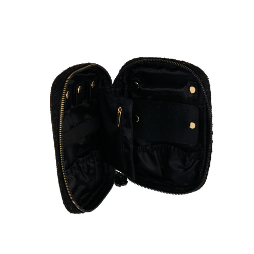 PORTAGIOIE ZIP S TWEED COUTURE NERO