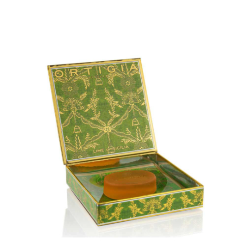 Lime di Sicilia Glass Plate and Soap 40gr