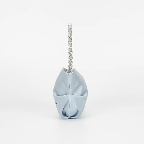 BORSA IN RASO AZZURRA 