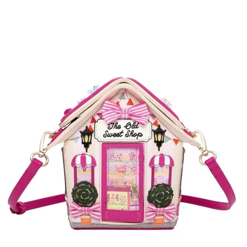 Borsa a Forma di Casa The Old Sweet Shop