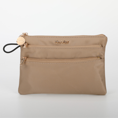 PORTAOGGETTI PICCOLO IN NYLON BEIGE