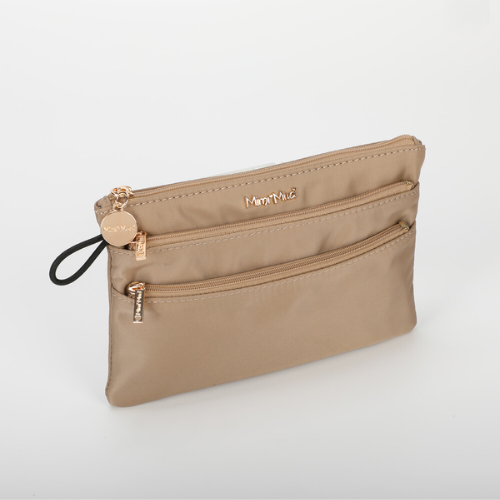 PORTAOGGETTI PICCOLO IN NYLON BEIGE