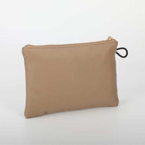 PORTAOGGETTI PICCOLO IN NYLON BEIGE