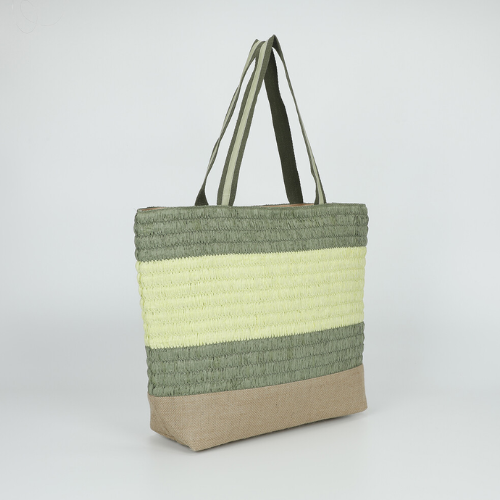 BORSA SHOPPER "SEA LOVER"  VERDE 