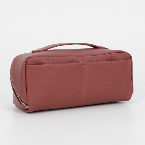 BEAUTY CASE SET DA 3 TINTA UNITA CUOIO