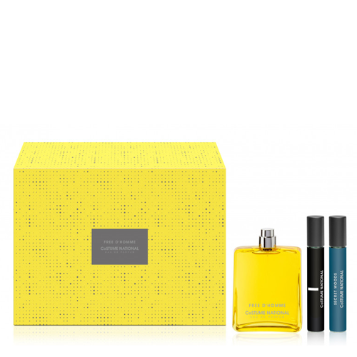Costume National Cofanetto Free d’Homme Eau de Parfum 100ml con I Travel Spray EdP 7,5ml e Secret Woods Edp 7,5ml