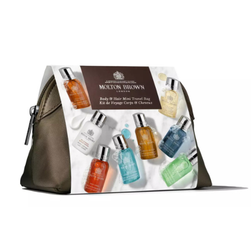THE CLASSIC EXPLORER BODY & HAIR MINI TRAVEL BAG PER LUI - 8 X 30ML