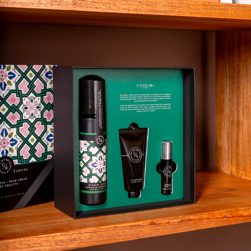 Tile Green Sencha Gift Set