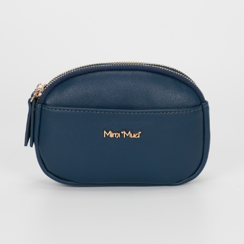 PORTAMONETE STONDATO BASIC BLU