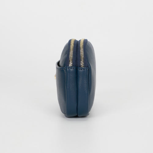 PORTAMONETE STONDATO BASIC BLU