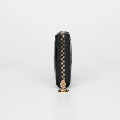 PORTAFOGLIO MEDIO IN PIUMINO NERO