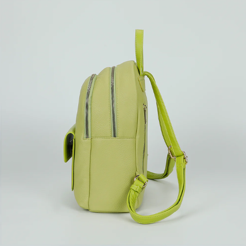 ZAINO CON PATTA LISCIA VERDE SALVIA 