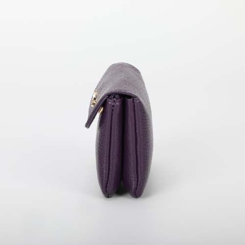 PORTACARTE PICCOLO CON PATTA VIOLA