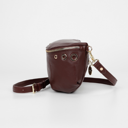 MARSUPIO CON DETTAGLIO OCCHIELLI MOSTO