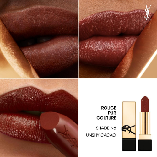 YSL ROUGE PUR COUTURE ROSSETTO SATINATO NUDE 06