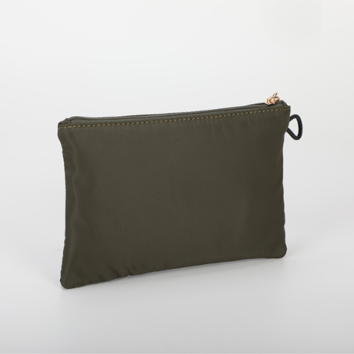 PORTAOGGETTI PICCOLO IN NYLON VERDE MILITARE