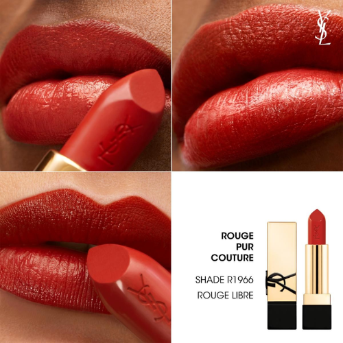 YSL ROUGE PUR COUTURE ROSSETTO SATINATO RED 1966
