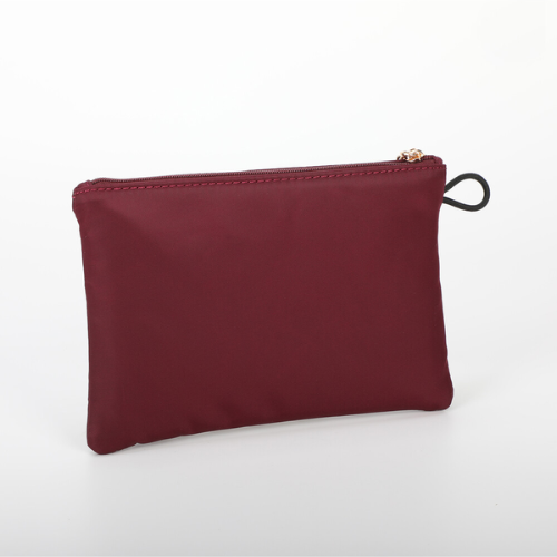 PORTAOGGETTI PICCOLO IN NYLON BURGUNDY