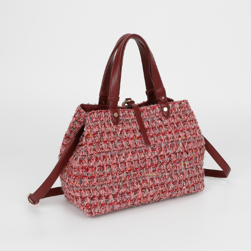BORSA A BRACCIO IN TESSUTO MOSTO