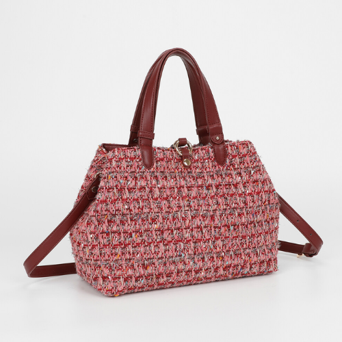 BORSA A BRACCIO IN TESSUTO MOSTO