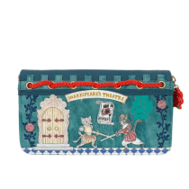SHAKESPEARE'S THEATRE HAMLET LARGE ZIPAROUND WALLET
