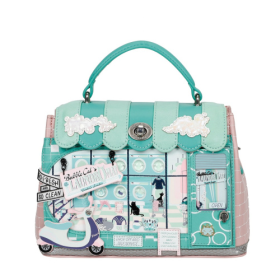 Bubble Cats Laundromat Mini Grace Bag