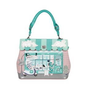 Bubble Cats Laundromat Grace Bag