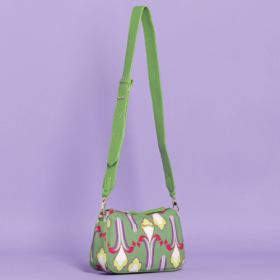 BORSA A TRACOLLA FANTASIA - Verde Viola