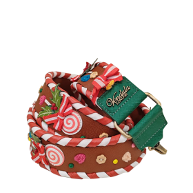 Gingerbread Houses Wide Shoulder Strap 
