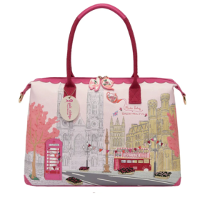 Perfectly Pink Afternoon Tea Bus Bonnie Weekender