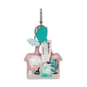 Bubble Cats Laundromat Key Charm