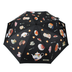 Ombrello Moschino mini aoc  Cups  - nero