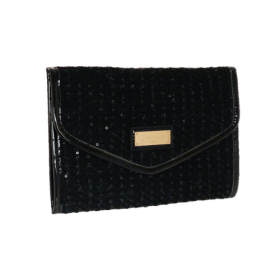 PORTAGIOIE BUSTA M TWEED COUTURE NERO