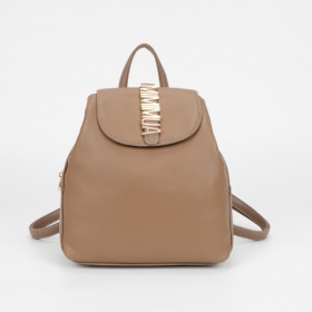 ZAINO CON LETTERE MIMI-MUA TAUPE