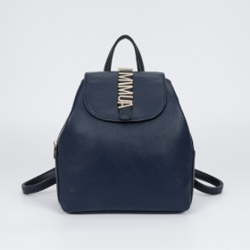 ZAINO CON LETTERE MIMI-MUA BLU