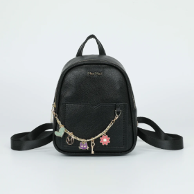 ZAINO PICCOLO CON CATENA NERO 