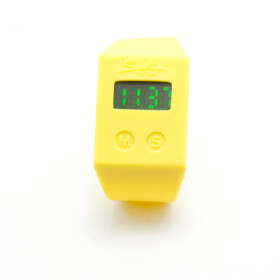 OROLOGIO e-touch led in GOMMA gialla