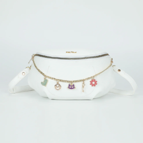MARSUPIO CON CATENA BIANCO 