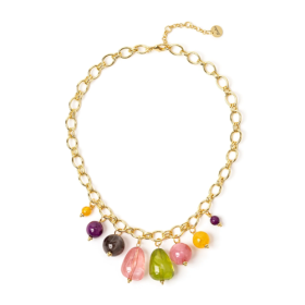 Girocollo con pendenti Ester - Multicolor