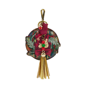 Vendula Christmas Library Key Charm 