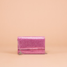 BUSTA CON STRASS ROSA