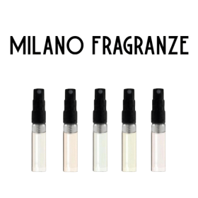 MILANO FRAGRANZE KIT FIALE PROVA - SAMPLES KIT - 5 FIALE X 2ML SPRAY 