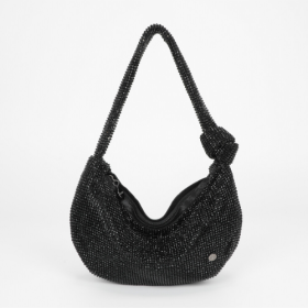 BORSA MORBIDA CON NODO NERO