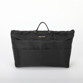 PORTAOGGETTI IN NYLON NERO