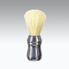 PENNELLO DA BARBA CROMO IN SETOLA NATURALE Ø21