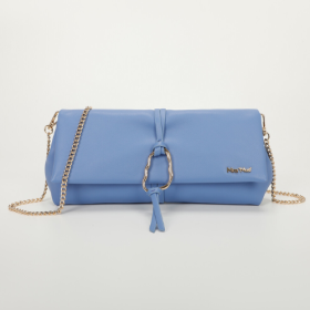 POCHETTE CON ACCESSORIO DORATO PERVINCA