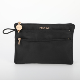 PORTAOGGETTI PICCOLO IN NYLON NERO